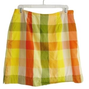 LIZGOLF By Liz Claiborne Multi colored golf skort Size 8 with Deep Pockets EUC